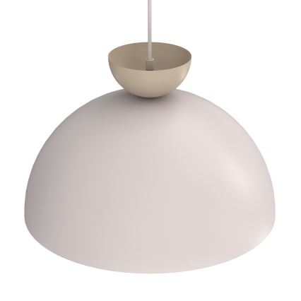 Suspension sur câble NEVIS 1xE27/15W/230V Ø 38 cm crème