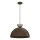 Suspension sur câble NEVIS 1xE27/15W/230V Ø 38 cm marron