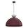 Suspension sur câble NEVIS 1xE27/15W/230V Ø 50 cm bordeaux