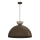 Suspension sur câble NEVIS 1xE27/15W/230V Ø 50 cm marron