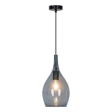 Suspension sur câble NEXT 1xE27/40W/230V noir fumé