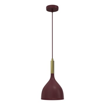 Suspension sur câble NOAK 1xE27/15W/230V bordeaux
