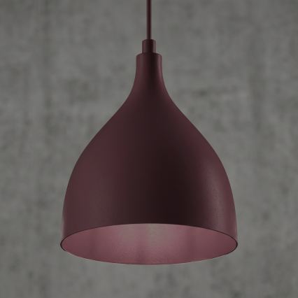 Suspension sur câble NOAK CLASSIC 1xE27/15W/230V bordeaux