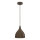 Suspension sur câble NOAK CLASSIC 1xE27/15W/230V marron