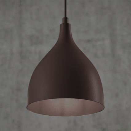 Suspension sur câble NOAK CLASSIC 1xE27/15W/230V marron