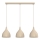 Suspension sur câble NOAK CLASSIC 3xE27/15W/230V beige