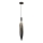 Suspension sur câble NORDIC 1xG9/5W/230V chrome noir