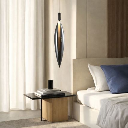 Suspension sur câble NORDIC 1xG9/5W/230V chrome noir