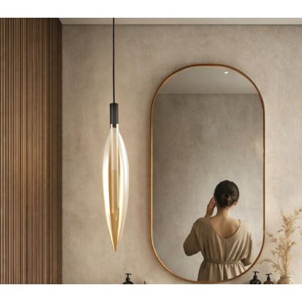 Suspension sur câble NORDIC 1xG9/5W/230V noir/beige fumé