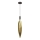 Suspension sur câble NORDIC 1xG9/5W/230V noir/doré