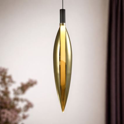 Suspension sur câble NORDIC 1xG9/5W/230V noir/doré