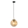 Suspension sur câble OSCAR 1xE27/40W/230V beige fumé