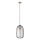 Suspension sur câble OVELLA 1xE27/15W/230V Ø 25 cm noir/pin