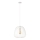 Suspension sur câble OVELLA 1xE27/15W/230V Ø 36 cm crème