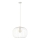 Suspension sur câble OVELLA 1xE27/15W/230V Ø 46 cm crème