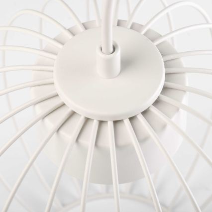 Suspension sur câble OVELLA 1xGX53/10W/230V Ø 25 cm crème