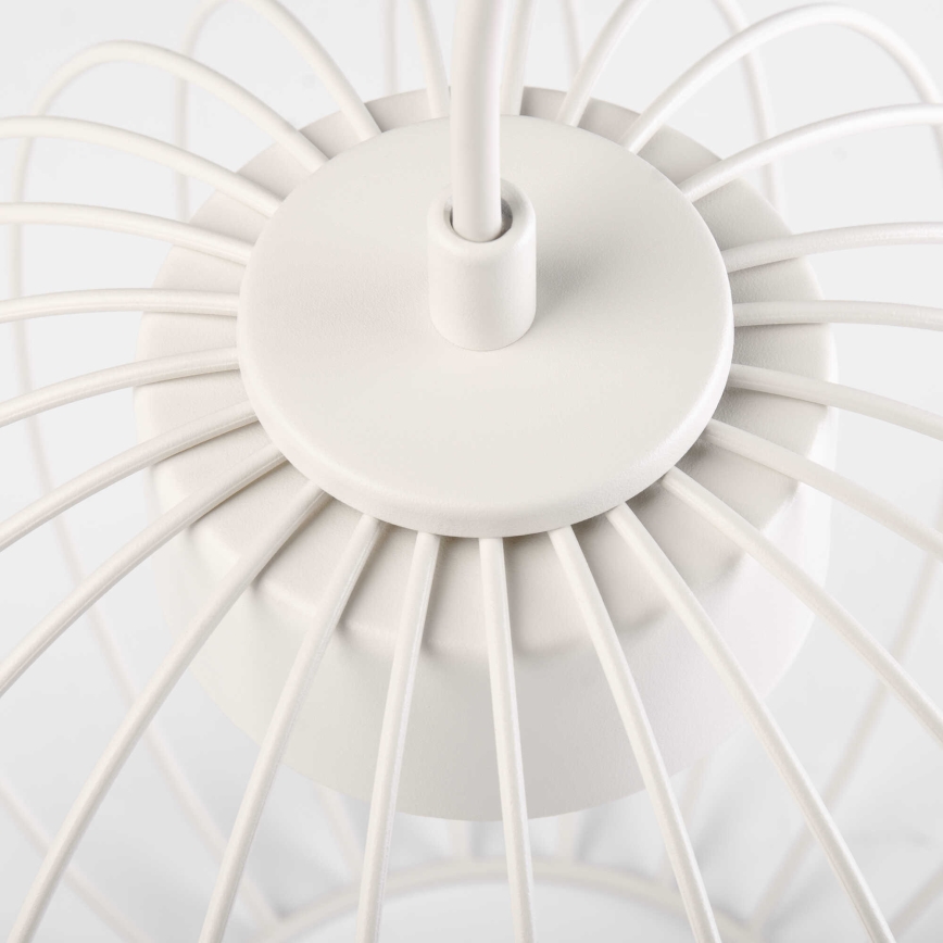 Suspension sur câble OVELLA 1xGX53/10W/230V Ø 25 cm crème