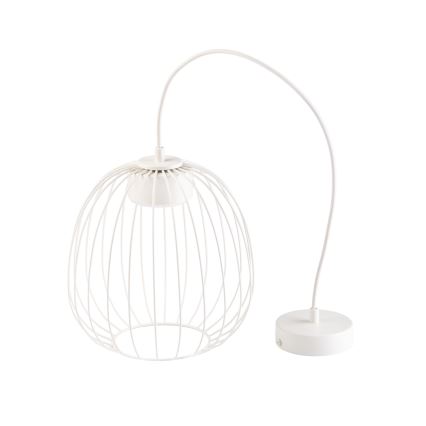 Suspension sur câble OVELLA 1xGX53/10W/230V Ø 25 cm crème