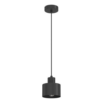Suspension sur câble PARKLA 1xE27/15W/230V noire