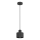 Suspension sur câble PARKLA 1xE27/15W/230V noire