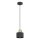 Suspension sur câble PARKLA 1xE27/15W/230V noire