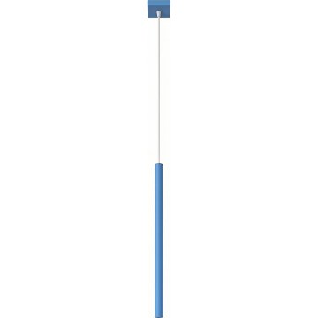Suspension sur câble PASTELO 1xG9/8W/230V bleue