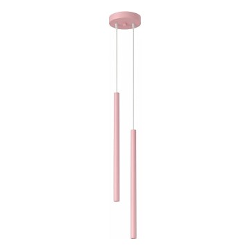 Suspension sur câble PASTELO 2xG9/8W/230V rose