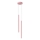 Suspension sur câble PASTELO 2xG9/8W/230V rose