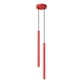 Suspension sur câble PASTELO 2xG9/8W/230V rouge