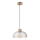 Suspension sur câble PIA 1xE27/60W/230V Ø 30 cm chêne