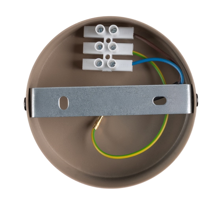 Suspension sur câble PIATTO 1xGX53/15W/230V diam. 45 cm beige