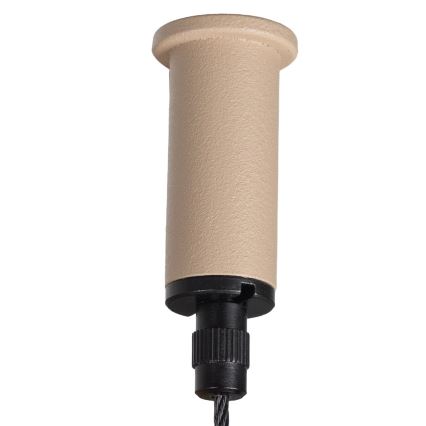 Suspension sur câble PIATTO 1xGX53/15W/230V, Ø 35 cm, beige