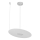 Suspension sur câble PIATTO 1xGX53/15W/230V Ø 35 cm blanche