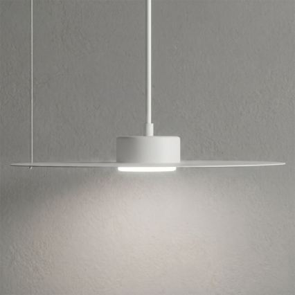 Suspension sur câble PIATTO 1xGX53/15W/230V Ø 35 cm blanche