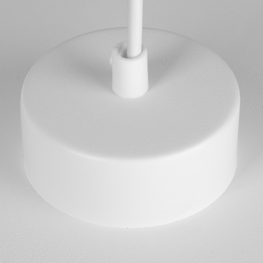 Suspension sur câble PIATTO 1xGX53/15W/230V Ø 35 cm blanche
