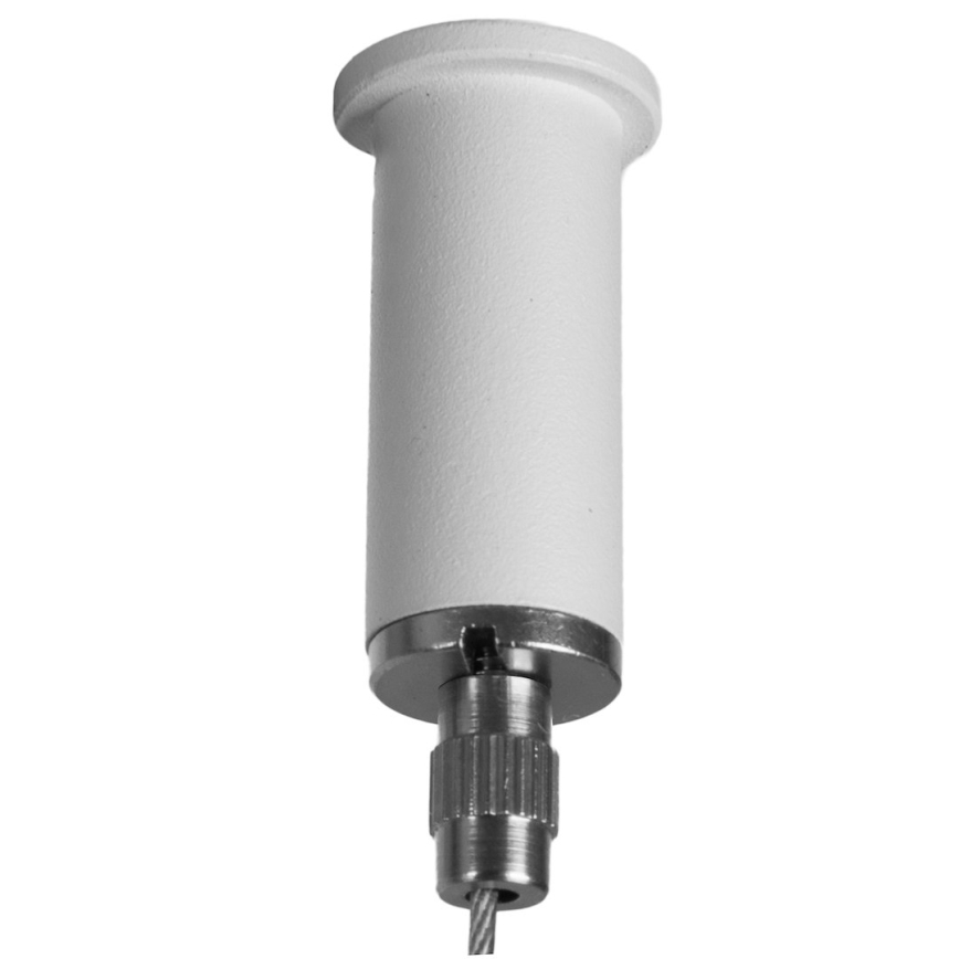 Suspension sur câble PIATTO 1xGX53/15W/230V Ø 35 cm blanche
