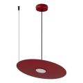 Suspension sur câble PIATTO 1xGX53/15W/230V Ø 35 cm bordeaux