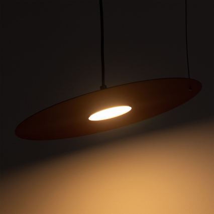 Suspension sur câble PIATTO 1xGX53/15W/230V Ø 35 cm bordeaux