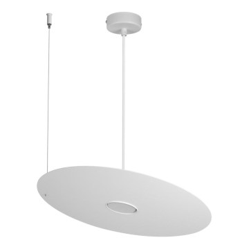 Suspension sur câble PIATTO 1xGX53/15W/230V, Ø 45 cm, blanche