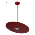Suspension sur câble PIATTO 1xGX53/15W/230V Ø 45 cm bordeaux