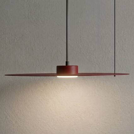 Suspension sur câble PIATTO 1xGX53/15W/230V Ø 45 cm bordeaux
