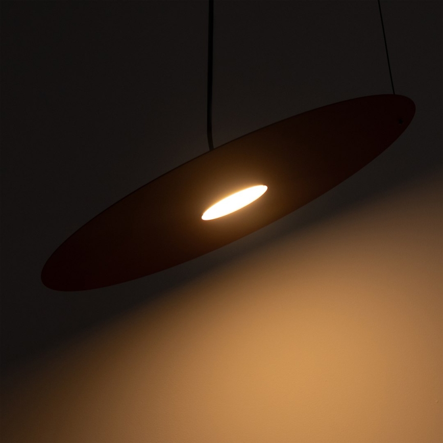 Suspension sur câble PIATTO 1xGX53/15W/230V Ø 45 cm bordeaux