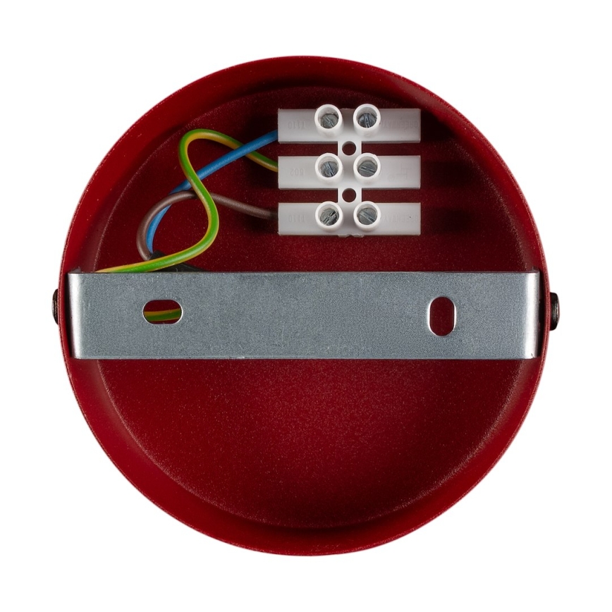 Suspension sur câble PIATTO 1xGX53/15W/230V Ø 45 cm bordeaux