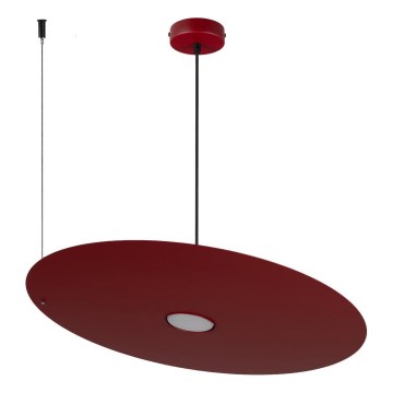 Suspension sur câble PIATTO 1xGX53/15W/230V Ø 55 cm bordeaux