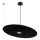 Suspension sur câble PIATTO 1xGX53/15W/230V Ø 55 cm noire