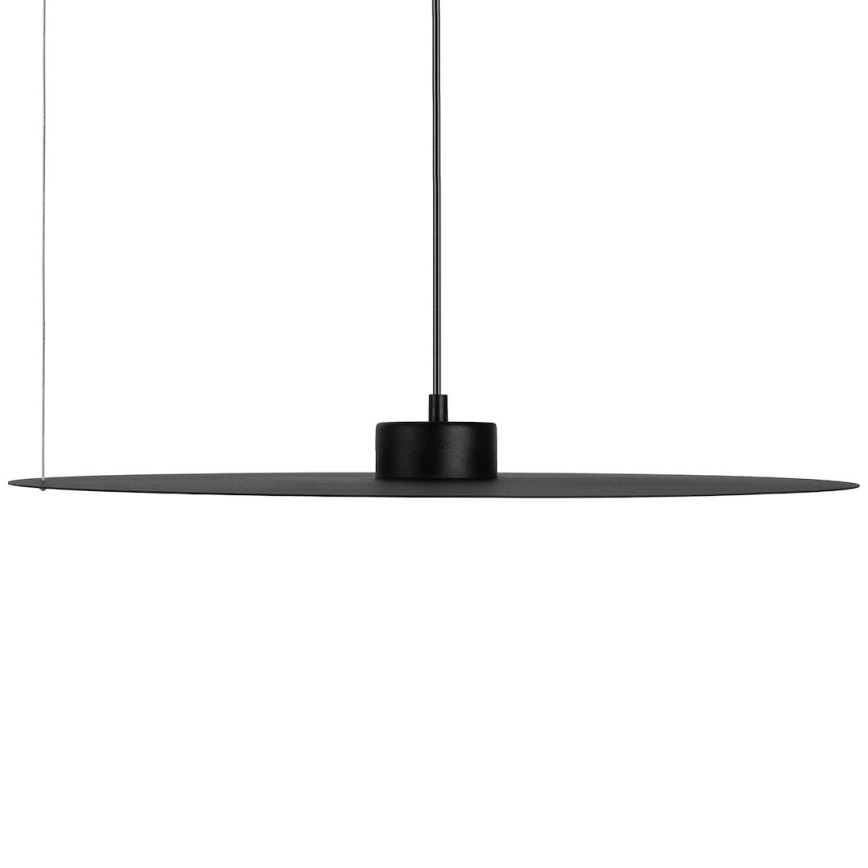 Suspension sur câble PIATTO 1xGX53/15W/230V Ø 55 cm noire