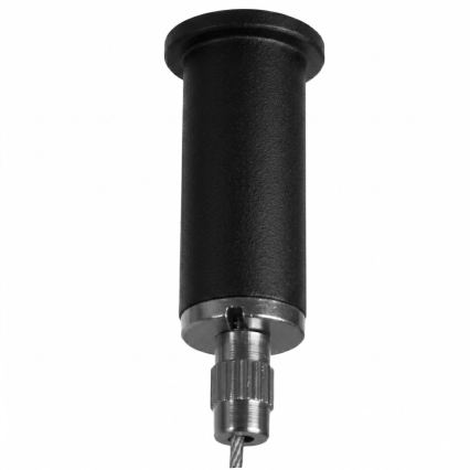 Suspension sur câble PIATTO 1xGX53/15W/230V Ø 55 cm noire
