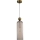 Suspension sur câble PIEGA 1xE14/40W/230V laiton/beige fumé