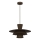 Suspension sur câble PLATO 1xE27/15W/230V marron
