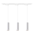 Suspension sur câble pour système de rail PIPE 3xGU10/10W/230V, blanche